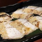 九十厨 - うなぎの白焼き。