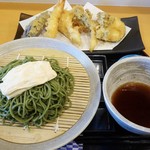 Tempura Sakusaku - ランチ限定日替わり天蕎麦 680円
                        （限定10食）