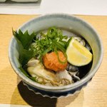 御料理 うえの - フルーティな牡蠣！我慢できませんでした。ごめんなさい｡ﾟ(ﾟ´Д｀ﾟ)ﾟ｡