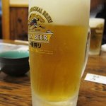 食彩屋ちから - 生ビールで乾杯