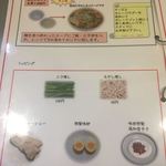 味世 - メニュー　2019年11月1日現在