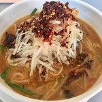 味世 - イタリアン　かなり激辛です!!  もやしトッピング