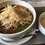 味世 - 台湾ラーメンにライスは最高のくみあわせ!!