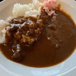 煮込み食堂 まるしば - 牛すじカレー　ライス半