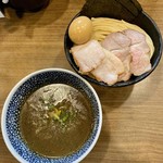 煮干しつけ麺 宮元 - 特製極濃煮干しつけ麺・中盛り