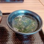 カルビ丼とスン豆腐専門店 韓丼 - わかめスープはかなりお得です！