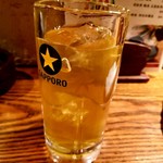 八方 - 緑茶割り 200円