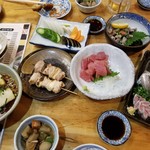 もつ焼　稲垣 - 料理。