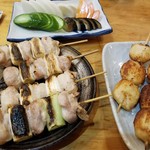 もつ焼　稲垣 - 料理。