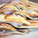 魚虎 - 穴子1本握り　2貫　480円