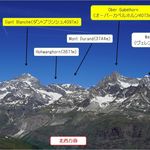 RIFFELHAUS1853 - リッフェルハウスから周辺の山々(リッフェルベルク,ツェルマット,スイス)食彩品館.jp撮影