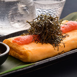 Mentaiko cheese egg roll