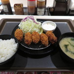 松のや - カキフライ定食 780円