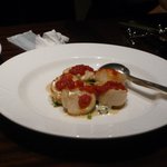 ウイステリア - 帆立貝のポワレ　トマトいり白ワインソース