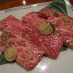 桔梗苑 - 黒毛和牛上ロース　塩