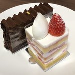 フィオレンティーナ ペストリーブティック - 2019.11.3  ストロベリーショートケーキとマルキューズ