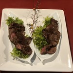 八べえ - 西粟倉村エーゼロの鹿肉ステーキ