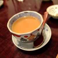 あそび割烹 さん葉か - すっぽんとカボチャのスープお造り