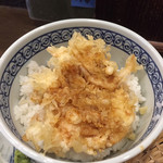 大坪屋彦七 - 白海老のかき揚げ丼 440円