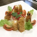 4.Kadaif fried angel shrimp (2 pieces)