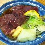 やきとんのみつぼ 池袋店 - レバ刺し　やばしっ