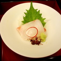 よし邑 - 桃山（野天弁当）　鯛のお造り