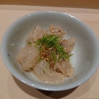 鮨 はしもと - カワハギ、カワハギの肝のシャリ和え