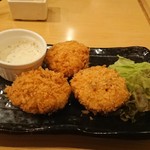 恵比寿 魚一商店 - 秋鮭とレンコンのフライ    590円