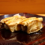 おたぎ - 泉州の穴子炙り寿司アップ