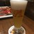 クラフトビールタップ グリル&キッチン - ホワイトビール。
