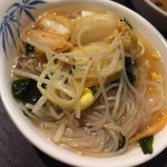 炭火焼肉屋台 たじま屋 - 取り分けてくれた