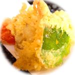 Sushi Sakanado Korono Heso - 天婦羅の盛合せ(6種)