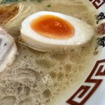 双喜紋 - 味付けたまごのアップ　２つ浮いてますよ(^-^)v