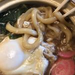 Soba Dokoro Yamazaki - もちもちの太めなうどんです。