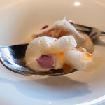 communico - クエと梨といくら カブのムース