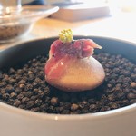 communico - 揚げパン カモの生ハム