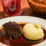 Japanese black beef shank stewed in red wine lunch set