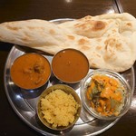 Khana pina - 2種類カレーセットランチ￥990(19-11)