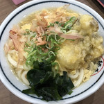 さぬき麺市場 - 卵あんかけプラス舞茸天ぷら