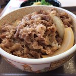 すき家 - あっさり目の牛丼でした