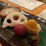 日本料理 たかむら - 北海道羅臼鰤塩焼き 染めおろし 青南蛮味噌