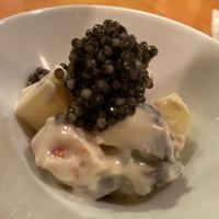 日本料理 たかむら - 秋田産林檎の白和え ベステルキャビア