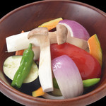 Sumibiyakiniku Buchi - 旬の焼き野菜盛り合わせ