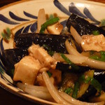 榮料理店 - 茄子と豆腐のチャンプルー