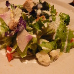 榮料理店 - コース：沖縄野菜のシーザーサラダ
