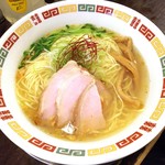 金町製麺 - 貝の白醤油そば
