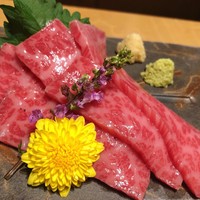 吟味屋 新大阪店 - サーロインレア薄切り♡艶々wwwww