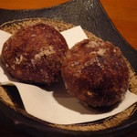 榮料理店 - コース：紅いもニラ詰め揚げまんじゅう