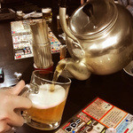 Sumibiyakiniku Taiyou - ヤカンにはビールが！