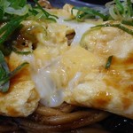 長田本庄軒 - オムレツを割ってみたトコロ